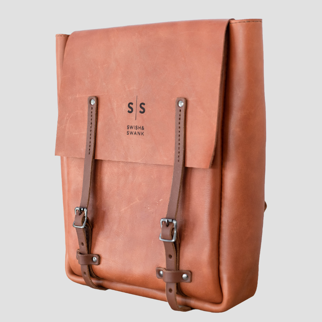 Premium Leather Noah Backpack 2.1 - Hazelnut