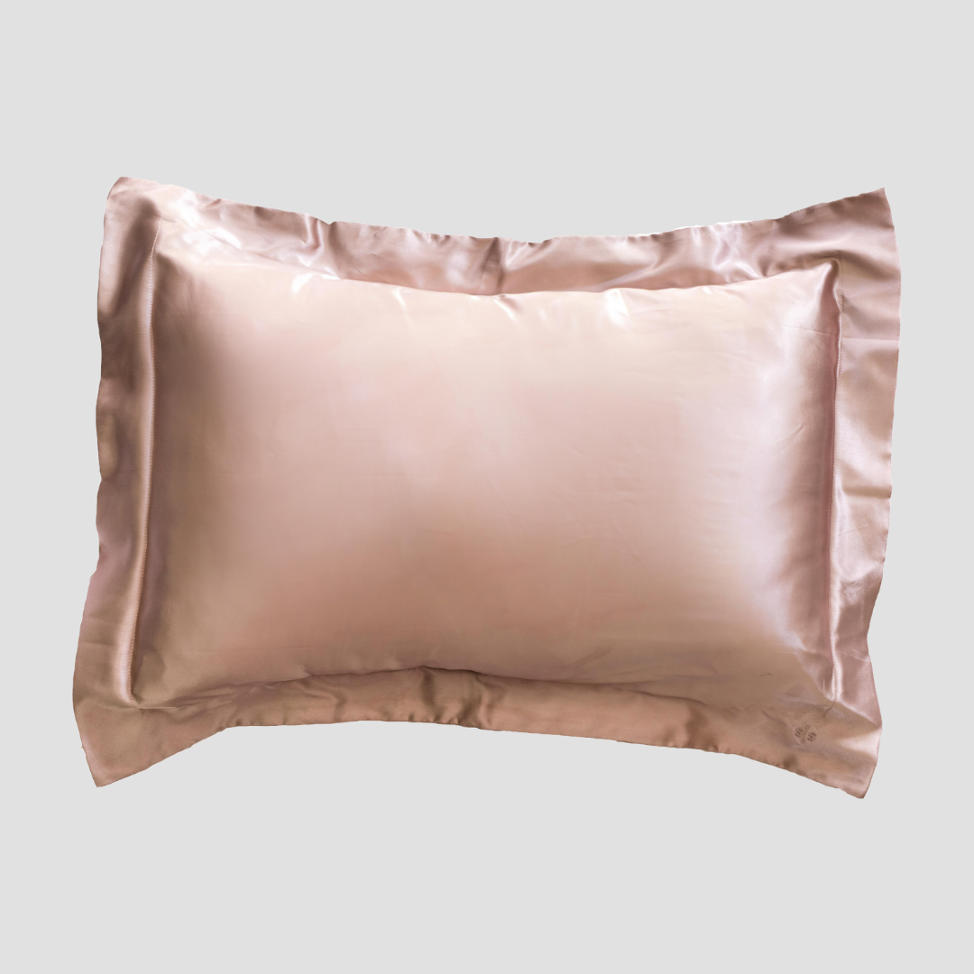 Soft Oxford Satin Pillowcase -Blush Pink