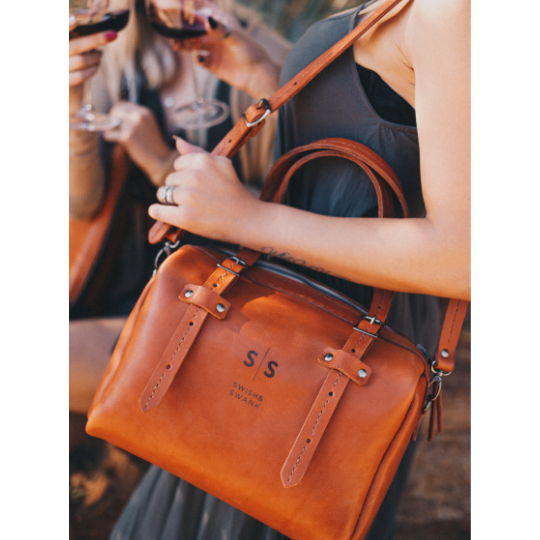 Premium Leather Priscilla Handbag 2.1 Hazelnut