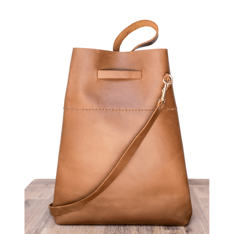 Genuine leather handbag bucket bag South Africa