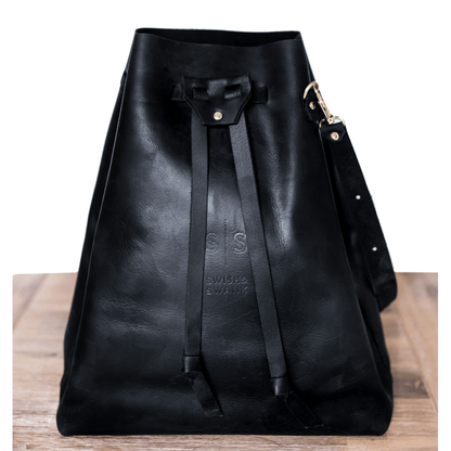 Batseba Bucket Leather Bag - SWISH AND SWANK