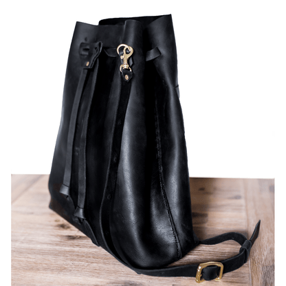 Batseba Bucket Leather Bag - SWISH AND SWANK