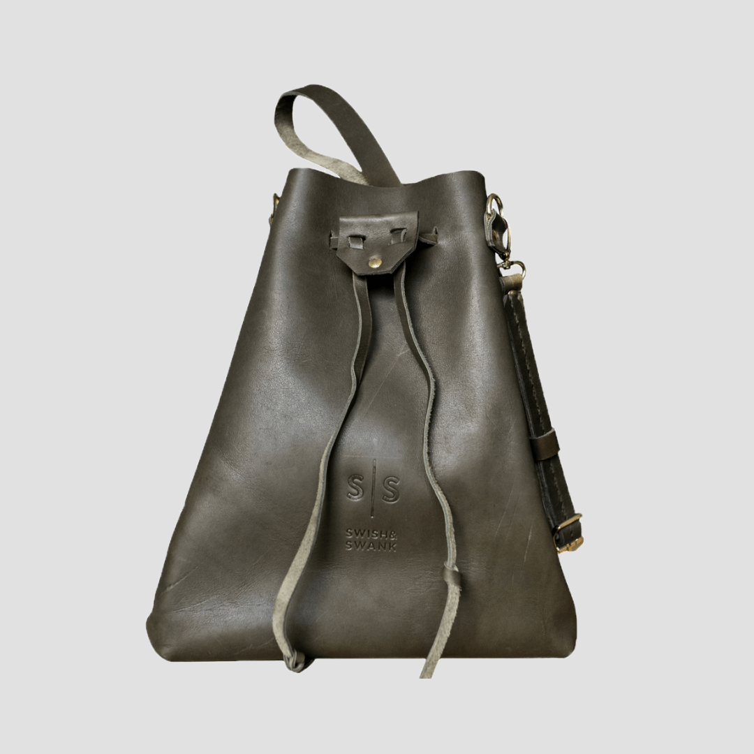 Batseba Bucket Leather Bag - SWISH AND SWANK