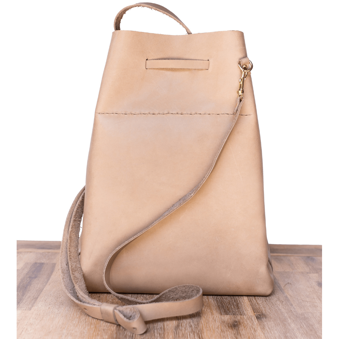 Genuine leather handbag bucket bag South Africa