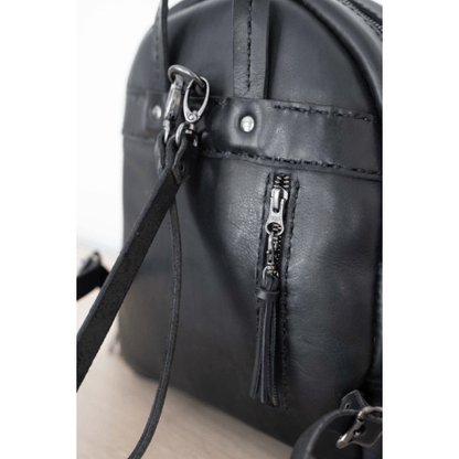 Ladies leather backpack small swish and swank south africa