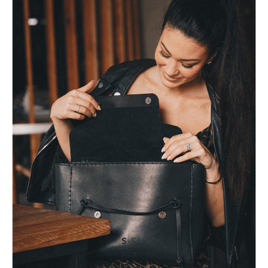 Genuine leather handbag swish and swank south africa