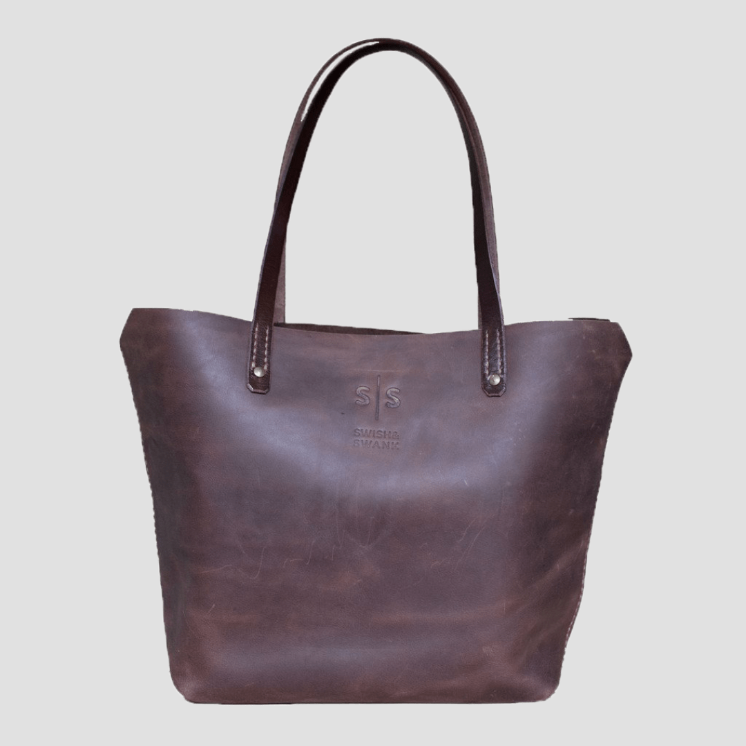 Classic Eve Leather Tote - SWISH AND SWANK