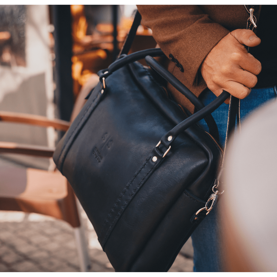 Classic Leather Boaz Briefcase - SWISH AND SWANK