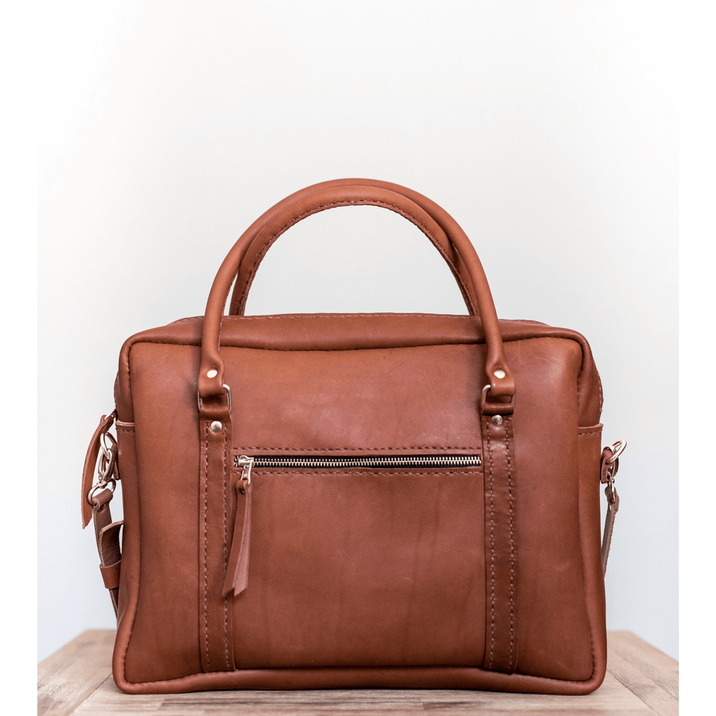 Classic Leather Boaz Briefcase - SWISH AND SWANK