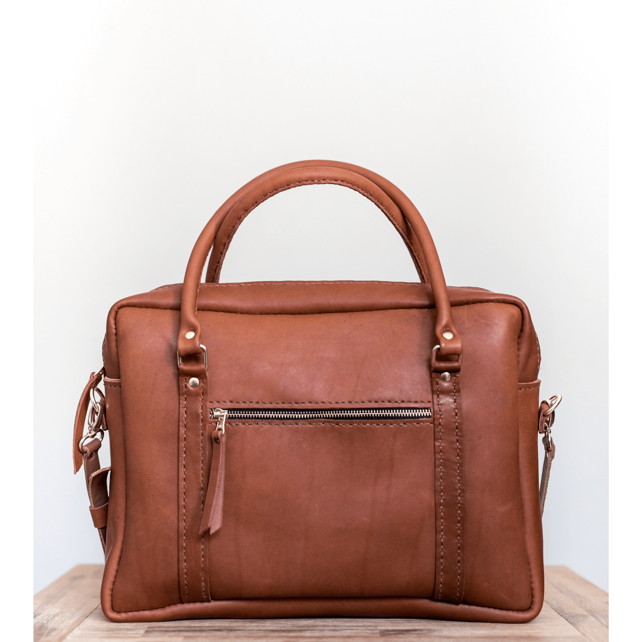 Classic Leather Boaz Briefcase - SWISH AND SWANK
