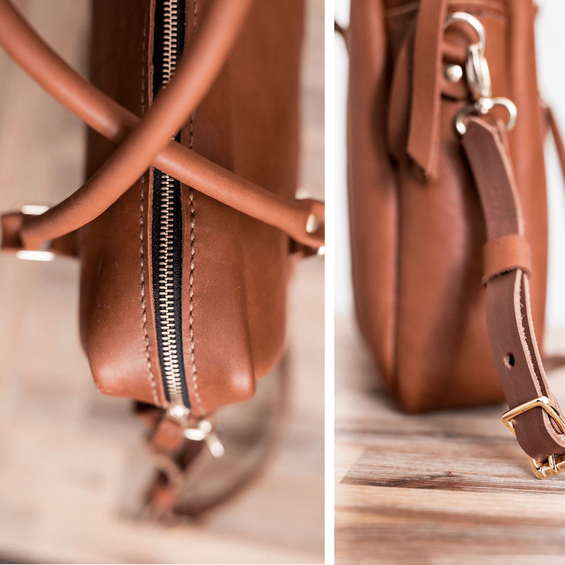 Classic Leather Boaz Briefcase - SWISH AND SWANK