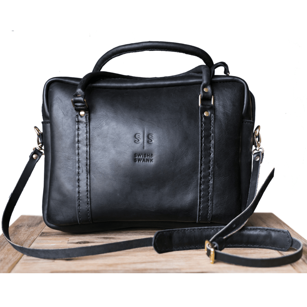 Classic Leather Boaz Briefcase - SWISH AND SWANK