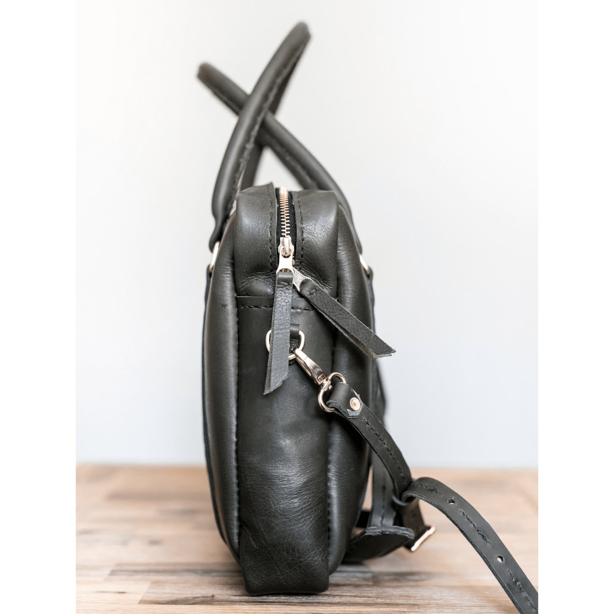 Classic Leather Boaz Briefcase - SWISH AND SWANK