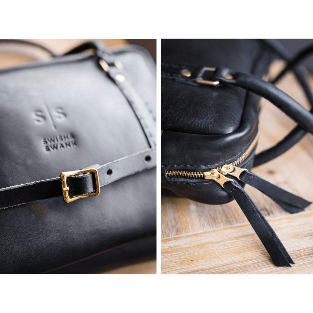 Classic Leather Boaz Briefcase - SWISH AND SWANK