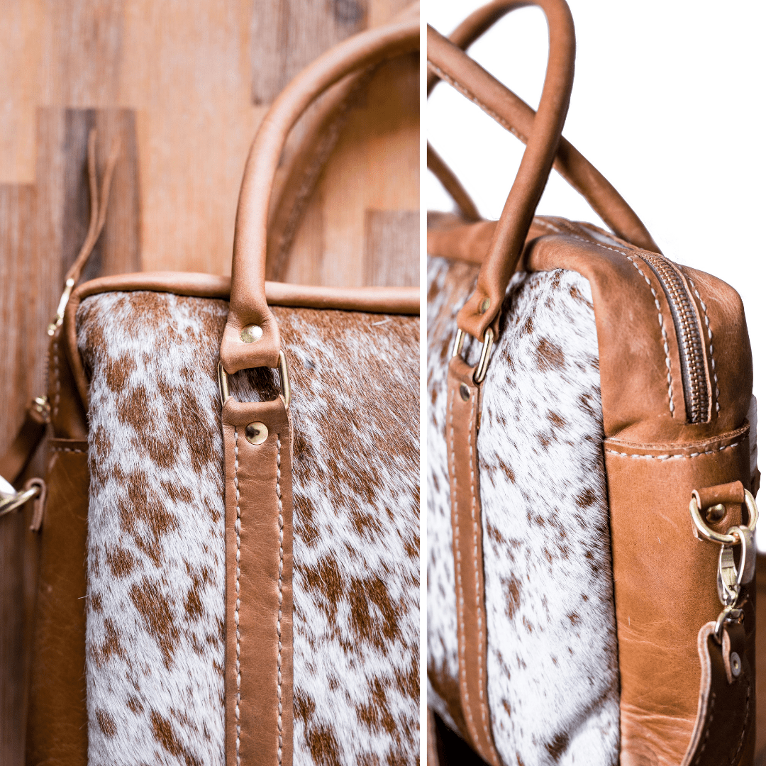 Classic Leather Boaz Briefcase - SWISH AND SWANK