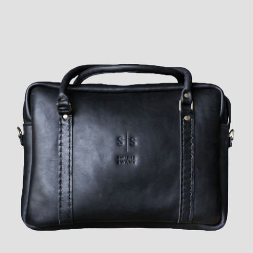 Classic Leather Boaz Briefcase - SWISH AND SWANK