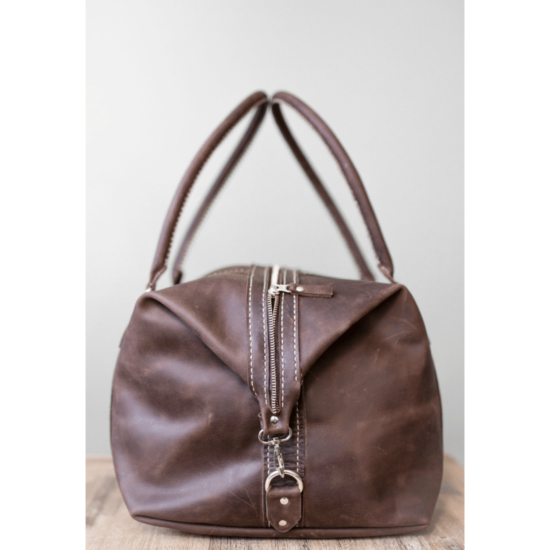 Classic Leather Duffle Bag - SWISH AND SWANK