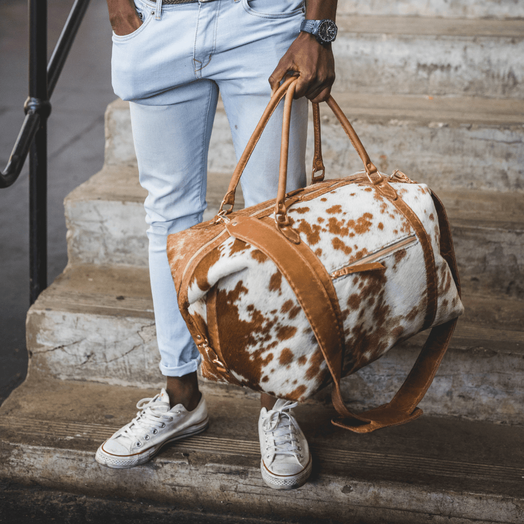 Classic Leather Duffle Bag - SWISH AND SWANK