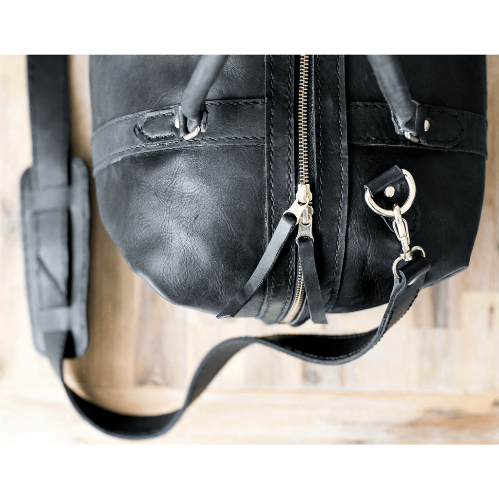 Classic Leather Duffle Bag - SWISH AND SWANK