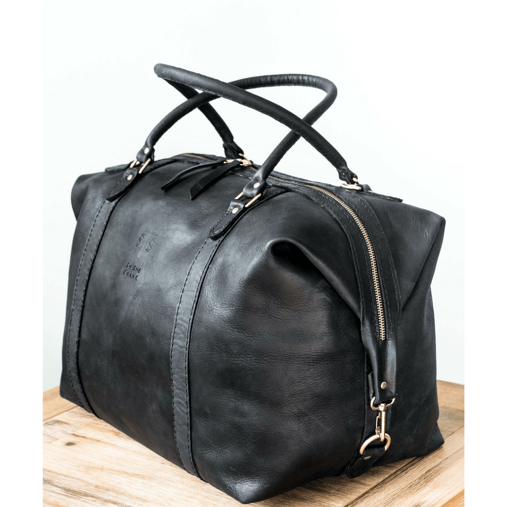 Classic Leather Duffle Bag - SWISH AND SWANK