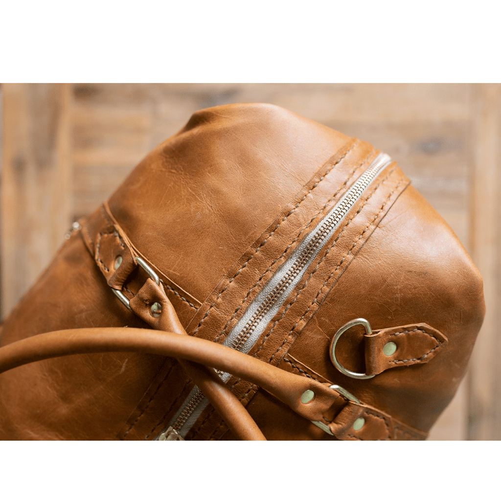 Classic Leather Duffle Bag - SWISH AND SWANK