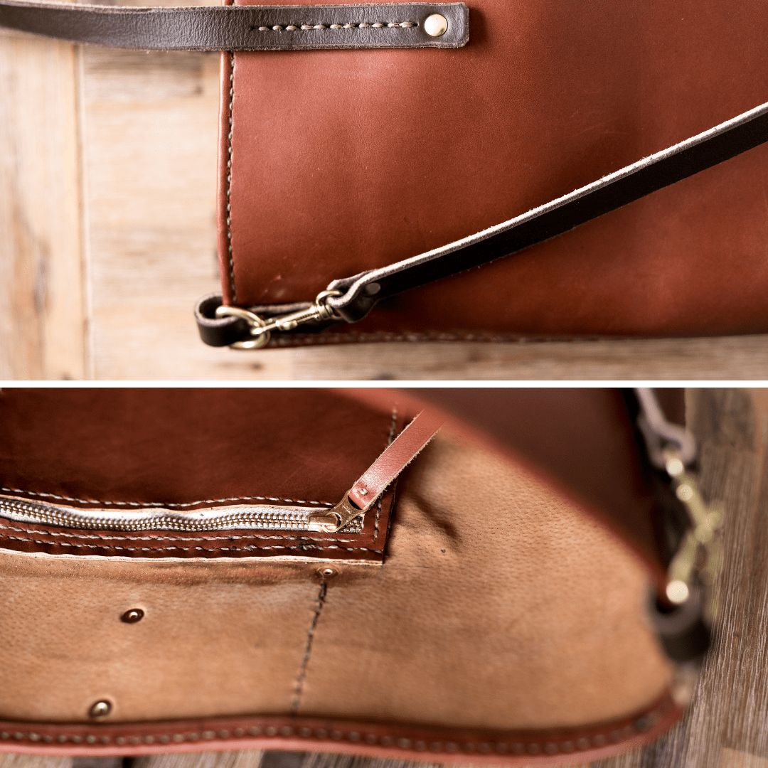 Classic Leather Esther Handbag - SWISH AND SWANK