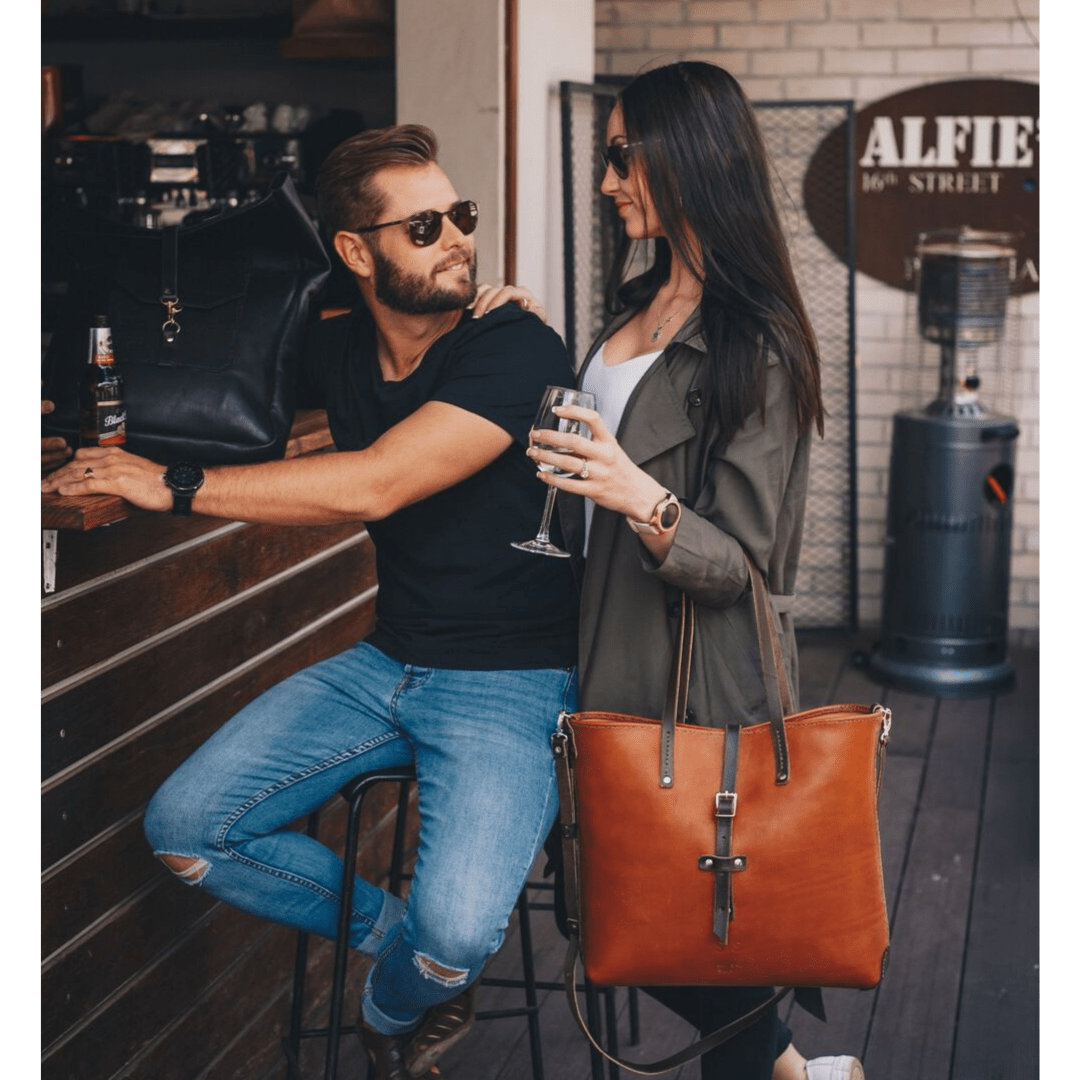 Classic Leather Esther Handbag - SWISH AND SWANK
