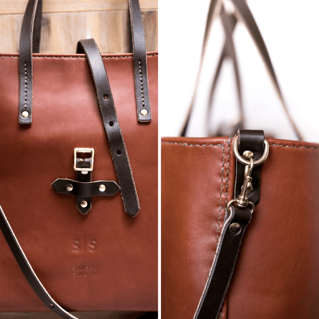 Classic Leather Esther Handbag - SWISH AND SWANK