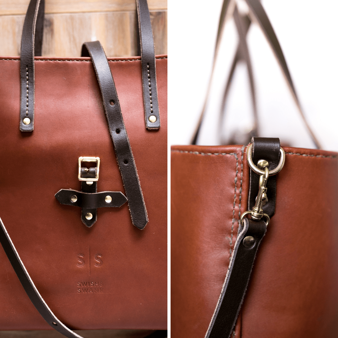 Classic Leather Esther Handbag - SWISH AND SWANK