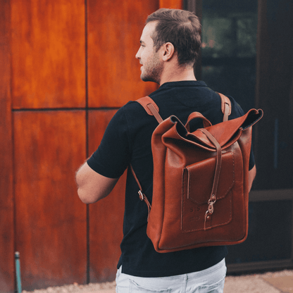 Classic Leather Noah Backpack - SWISH AND SWANK
