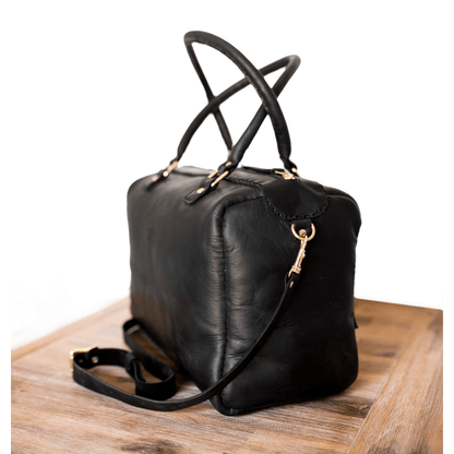 Classic Leather Priscilla Handbag - SWISH AND SWANK