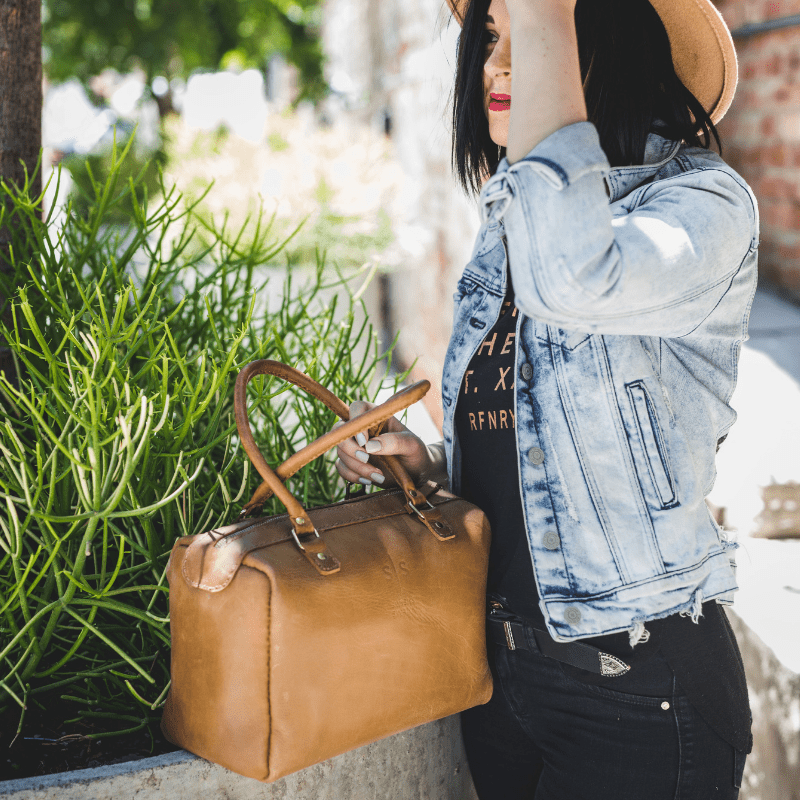 Classic Leather Priscilla Handbag - SWISH AND SWANK