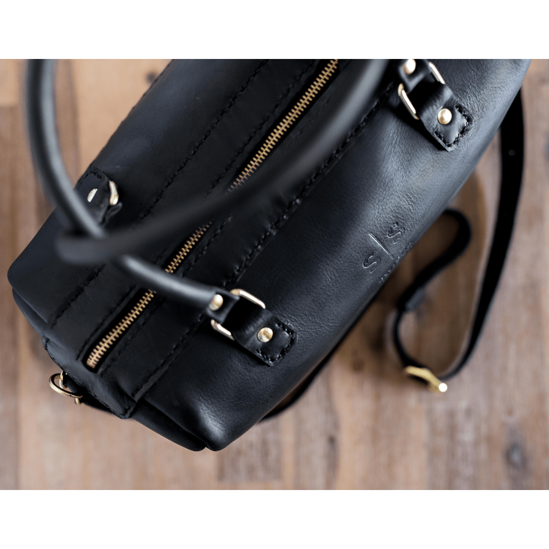 Classic Leather Priscilla Handbag - SWISH AND SWANK