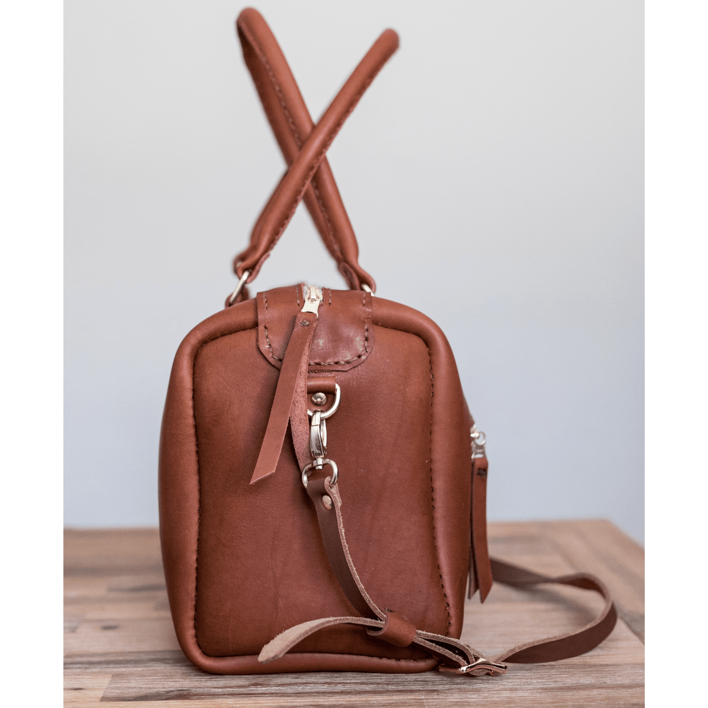Classic Leather Priscilla Handbag - SWISH AND SWANK