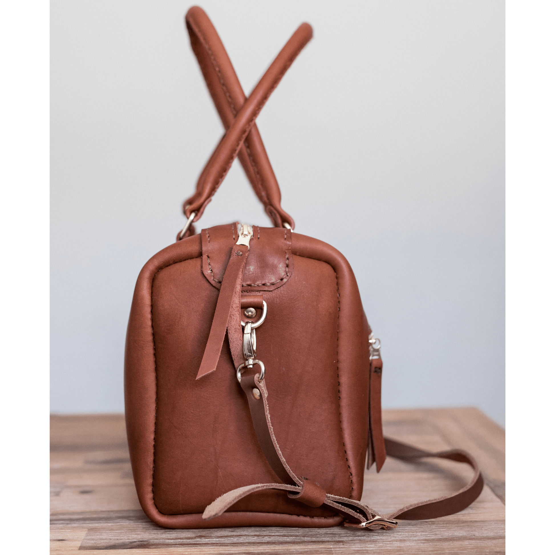 Classic Leather Priscilla Handbag - SWISH AND SWANK
