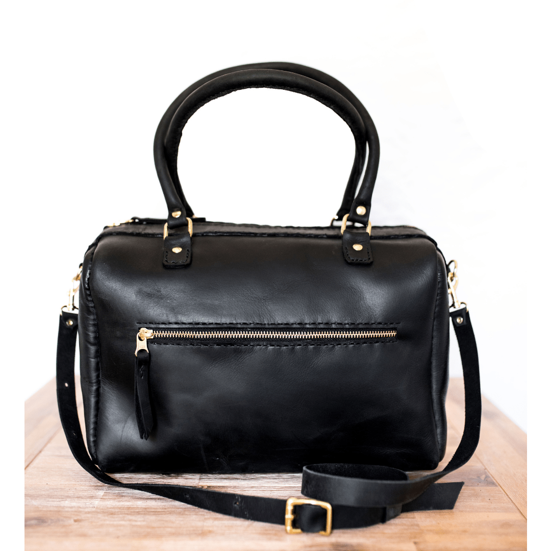 Classic Leather Priscilla Handbag - SWISH AND SWANK