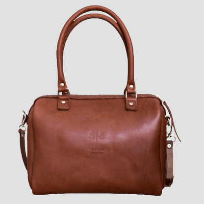 Classic Leather Priscilla Handbag - SWISH AND SWANK