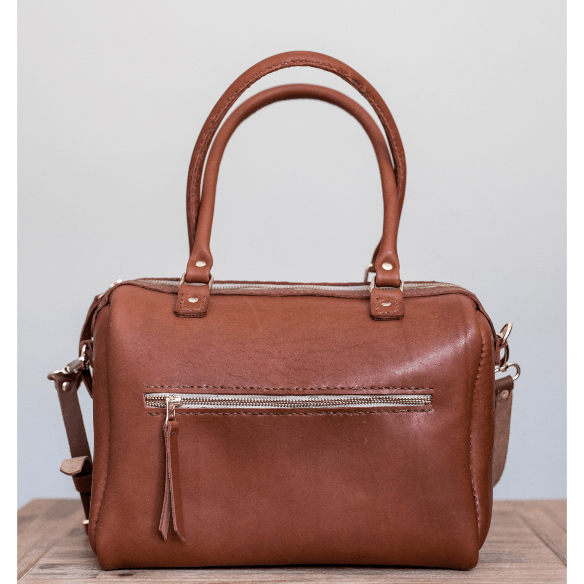 Classic Leather Priscilla Handbag - SWISH AND SWANK