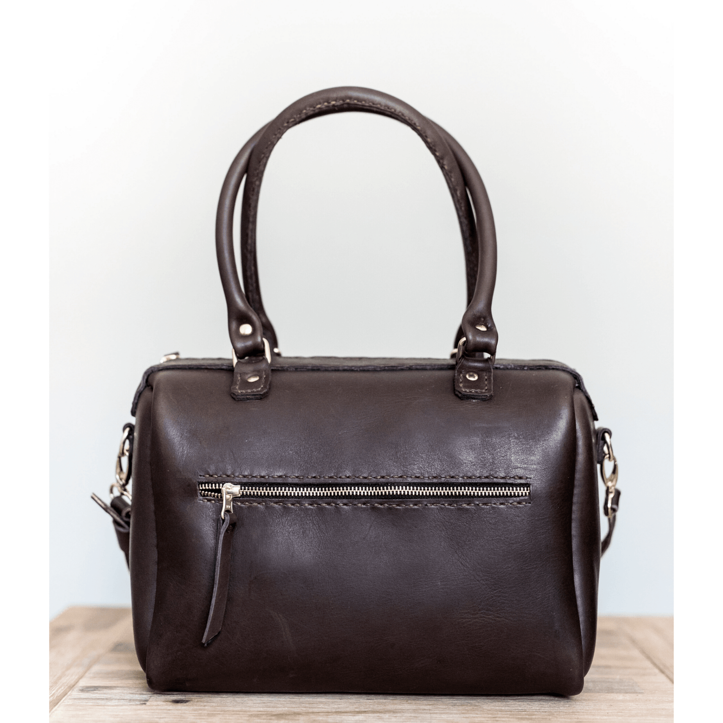 Classic Leather Priscilla Handbag - SWISH AND SWANK