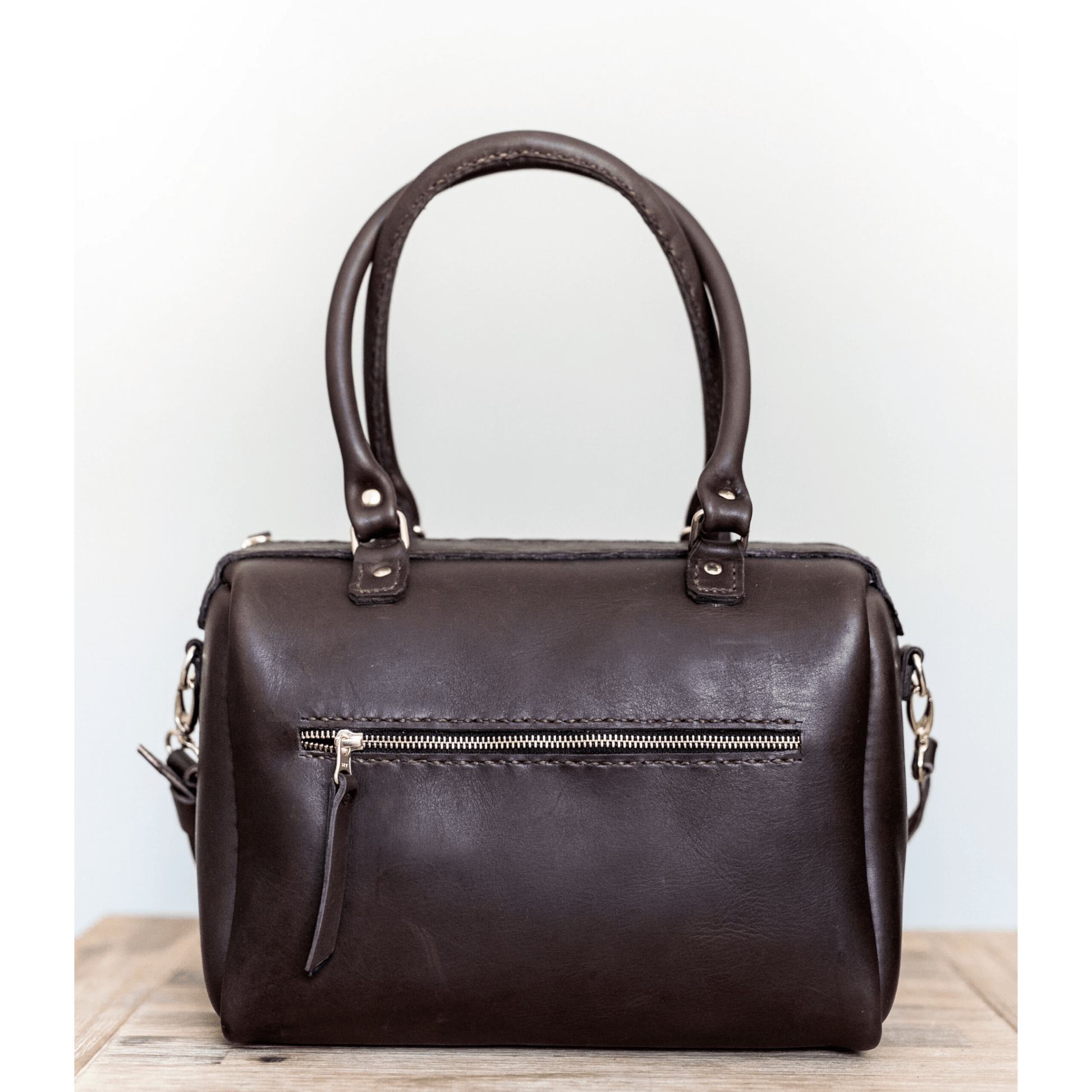 Classic Leather Priscilla Handbag - SWISH AND SWANK