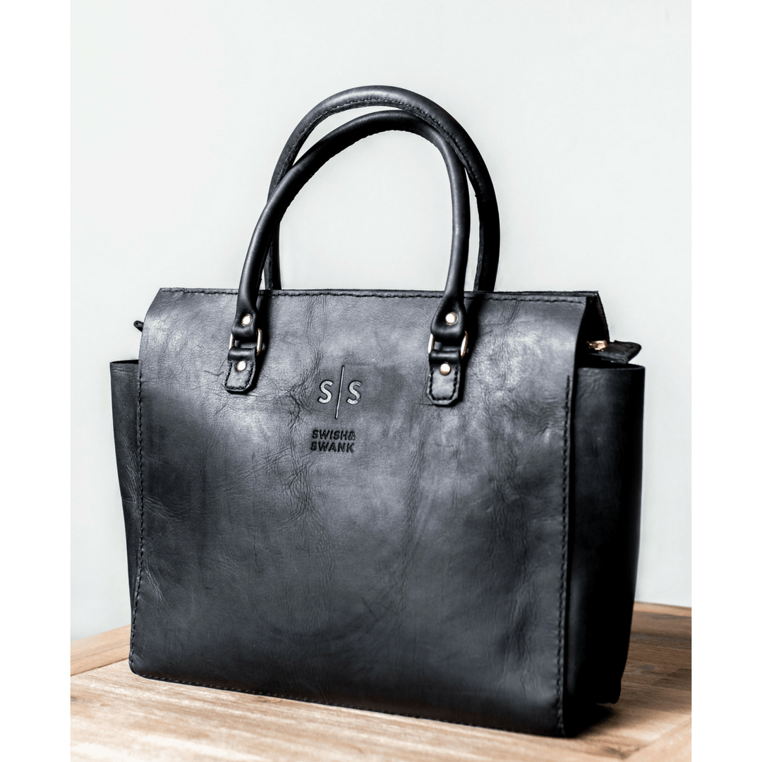 Classic Naomi Leather Handbag - SWISH AND SWANK