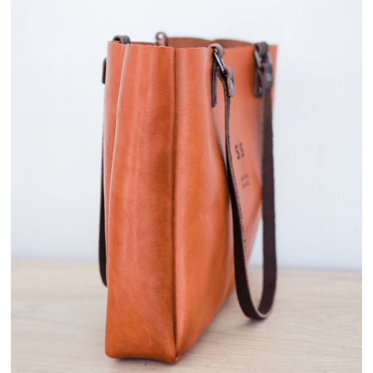 Genuine Leather tote bag handbag Swish and Swank