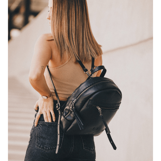 La Petite Leather Ladies Backpack - SWISH AND SWANK