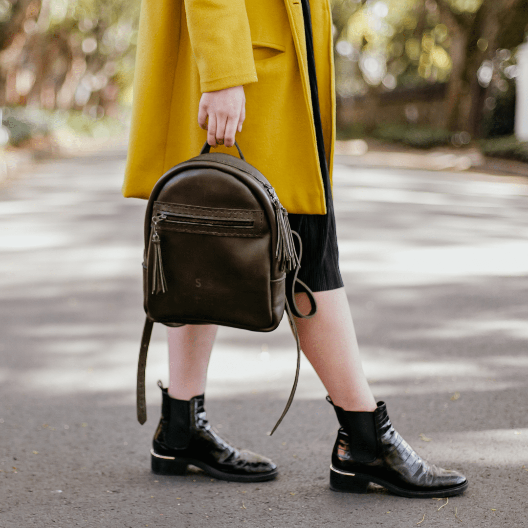 La Petite Leather Ladies Backpack - SWISH AND SWANK