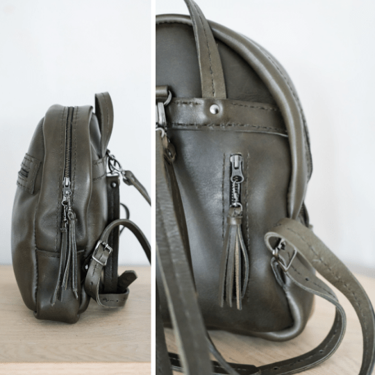 La Petite Leather Ladies Backpack - SWISH AND SWANK