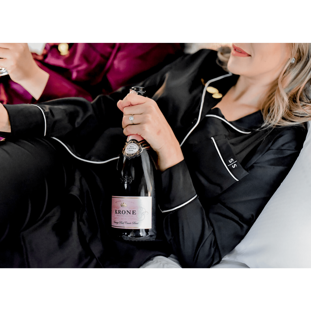 Luxury Long Sleeve Satin Nightwear - SWISH AND SWANK