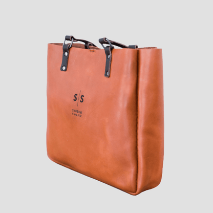 Premium Eve Leather Tote Bag 2.1 - SWISH AND SWANK