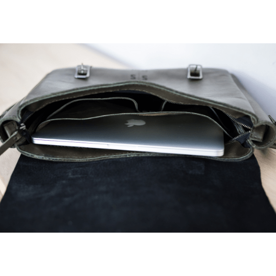 Premium Leather Boaz Briefcase 2.1 - SWISH AND SWANK