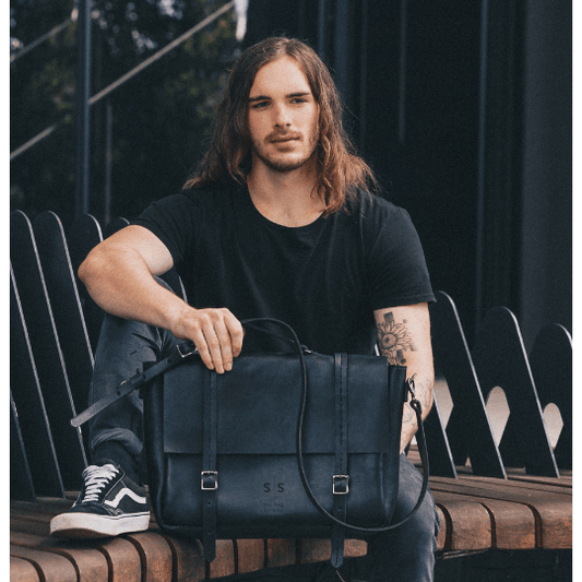 Premium Leather Boaz Briefcase 2.1 - SWISH AND SWANK