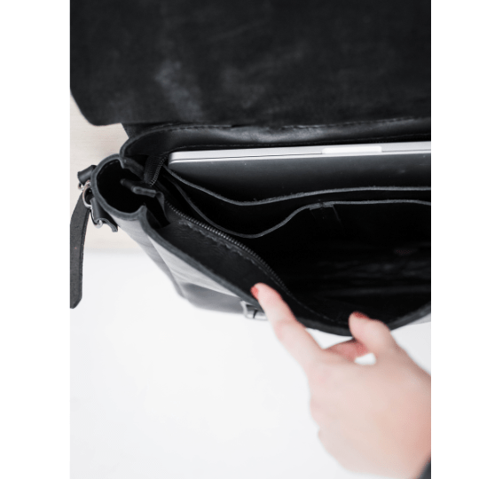 Premium Leather Boaz Briefcase 2.1 - SWISH AND SWANK